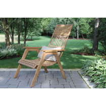 Mistana timmerman teak online patio chair